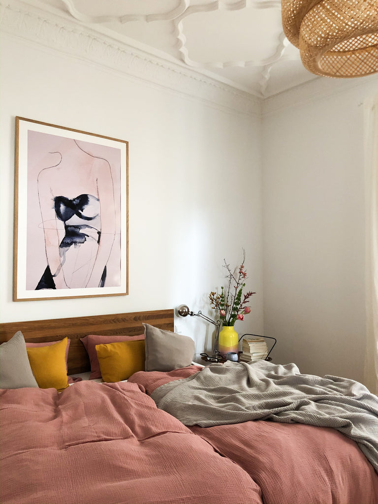 HeyJune Concept Store - 🌿 Hutch & Putch Bettwäsche aus Musselin Stoff in altrosa