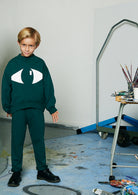 HeyJune Concept Store 🌿 WAWA Copenhagen - Sweatshirt in dunkelgrün aus Bio Baumwolle